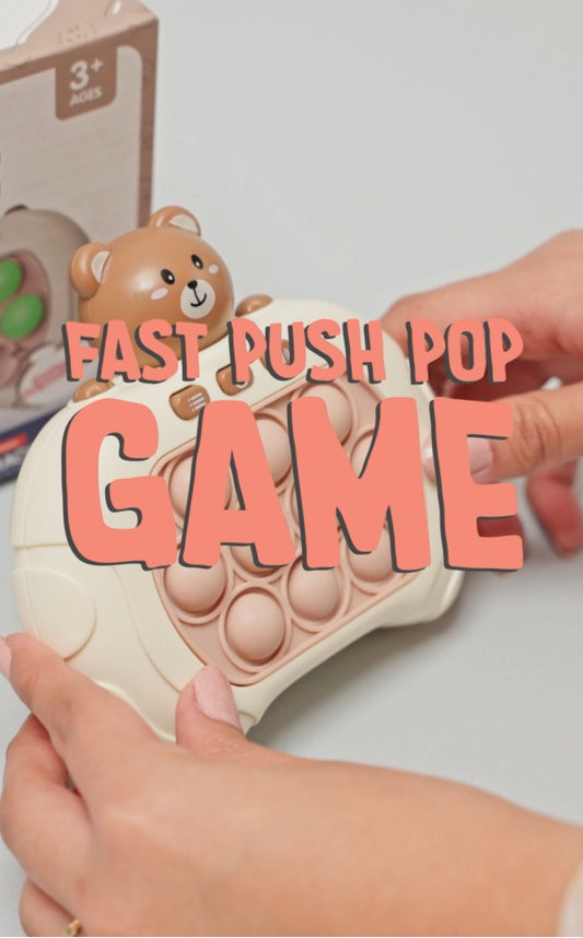 Fast Push Pop Game | Light-Up Educational Fidget Toy